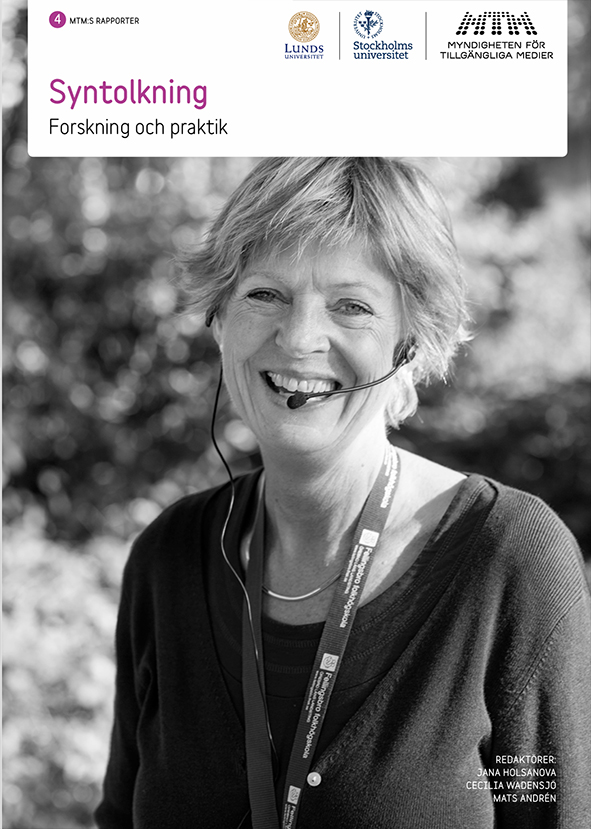 Rapport Syntolkning omslag