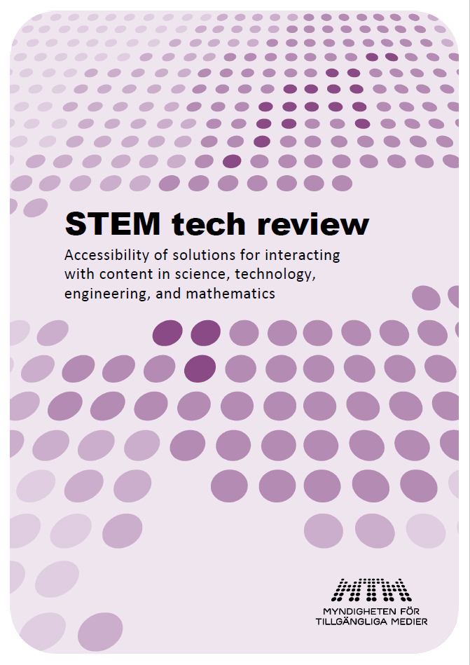 Omslag på rapporten Stem tech review.