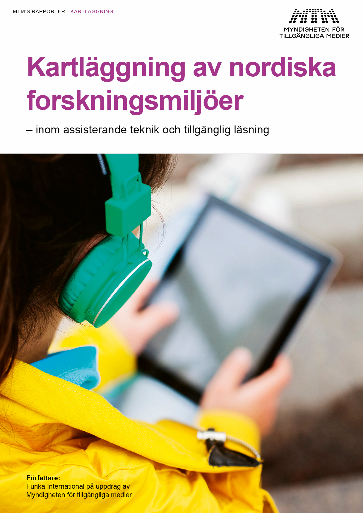 Omslag till rapporten Kartläggning av forskningsmiljöer.