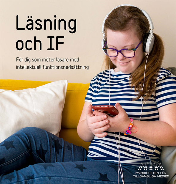Omslag till broschyren Läsning och IF
