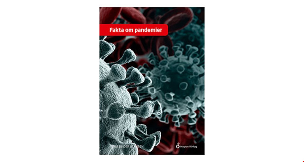 Bilden visar omslaget till boken Fakta om pandemier av Bejdar Klausen.